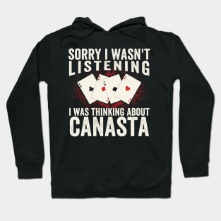 Funny Canasta Game card Hoodie